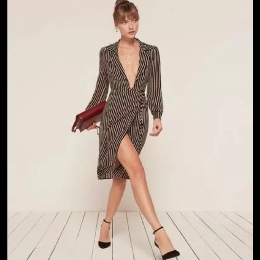 Reformation wrap dress